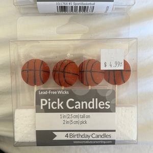 Basketball candles - NIB